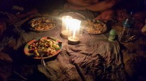 Dinner on Kudle beach